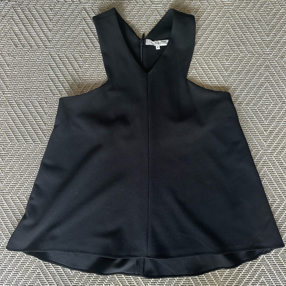 Tibi Blouse, Black, Size 4